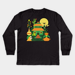 Haunted Mansion Kids Long Sleeve T-Shirt